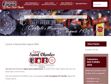 Tablet Screenshot of cavessaintcharles.com